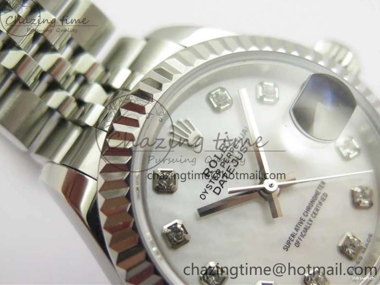 BP Jubilee Crystal SS on Edition White Best 28mm ETA2671 Bracelet Datejust SS 279174 Maker Dial 0421